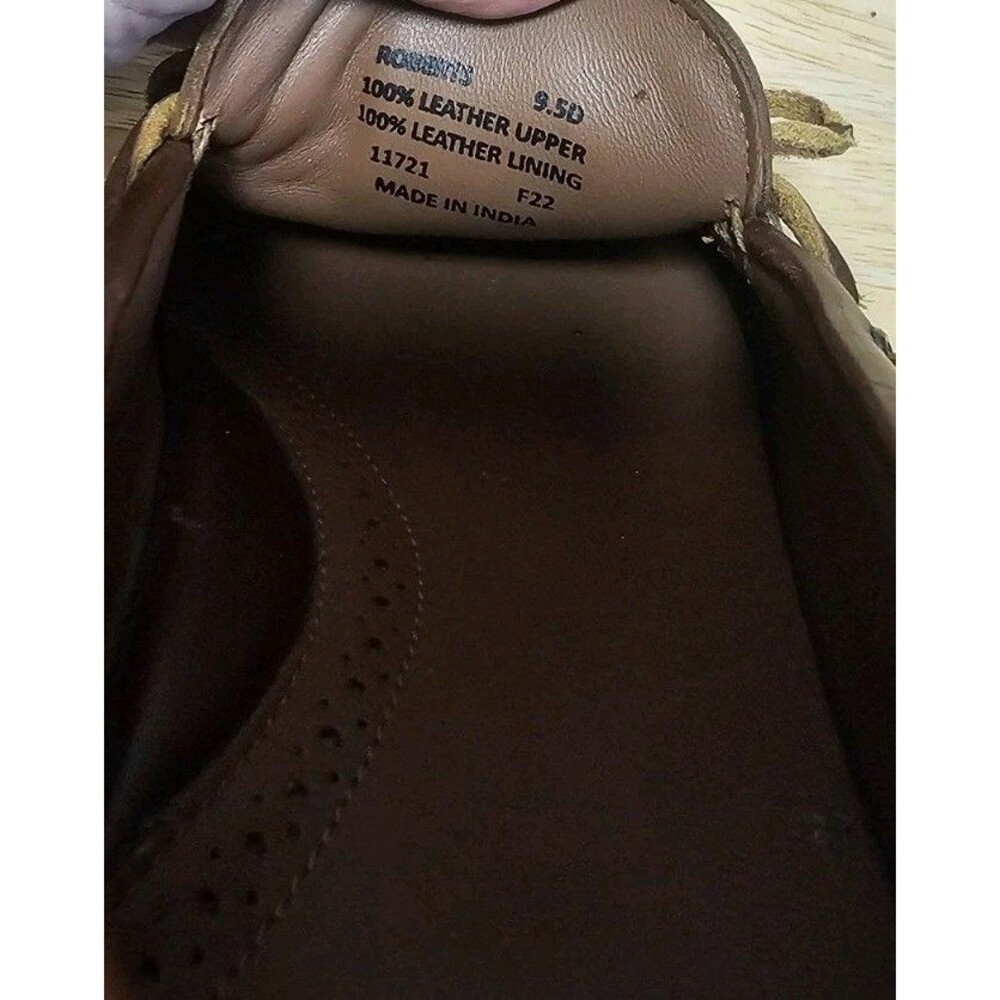 Polo Ralph Lauren Brown Leather Driving Shoes Moccasins Boat Loafers Men 9.5D - Picture 9 of 9